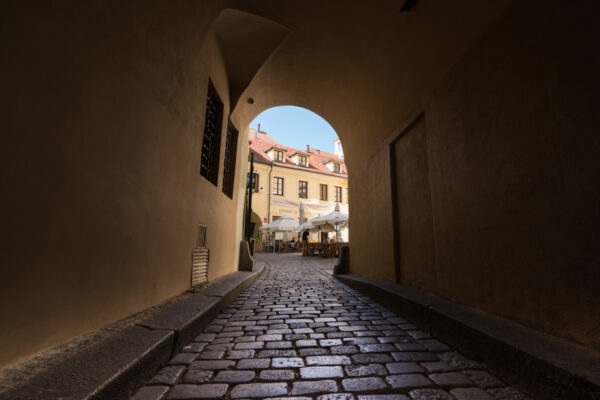 Ruelle dans la vieille ville de Prague