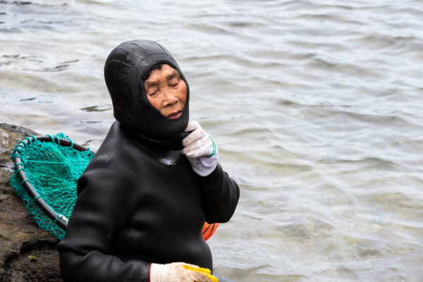 Haenyeo, femme plongeuse à Jeju Island