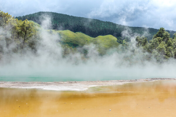 Géothermie à Rotorua en Nouvelle-Zélande