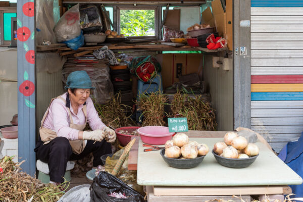 Nambu market à Jeonju