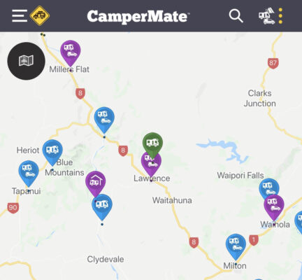 Où dormir avec un camping car en NZ