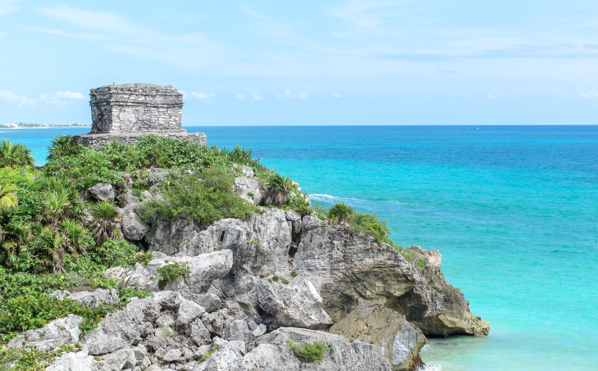 tulum ruines en bord de mer