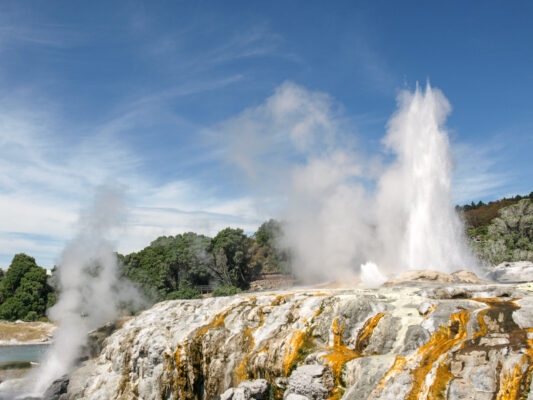 Zone géothermique de Te Puia à Rotorua