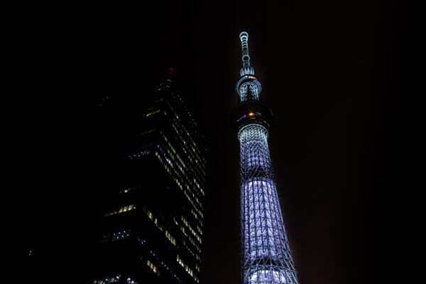 Tokyo Skytree de nuit