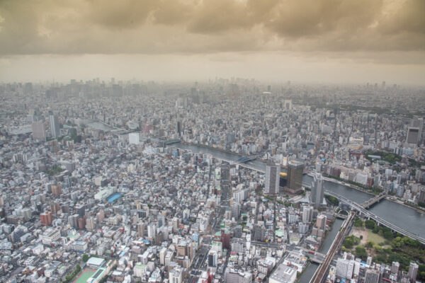 Vue sur Tokyo depuis la Skytree