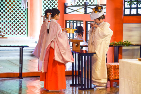 Mariage shinto à Miyajima