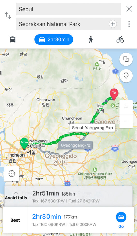 Location de voiture à Séoul et en Corée du Sud le guide complet