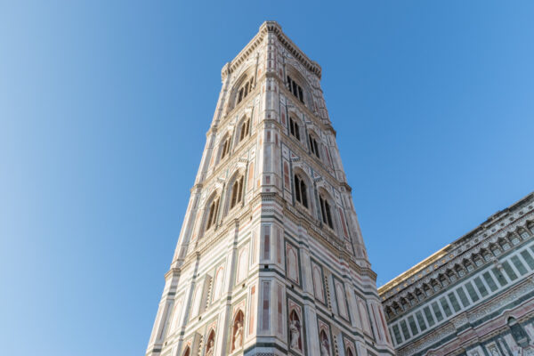 Campanile de Giotto à Florence sur la Piazza del Duomo