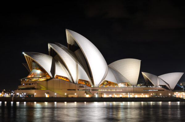 Opéra de Sydney de nuit