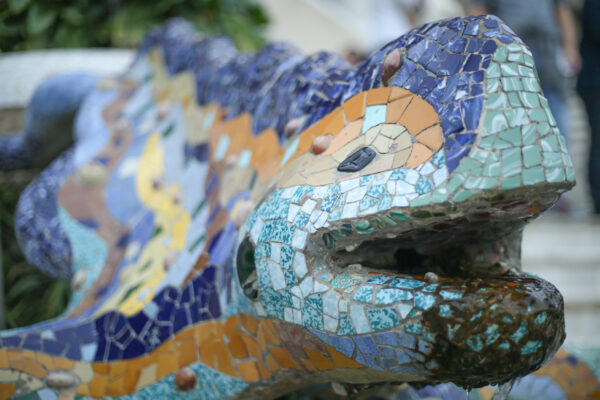 Parc Güell dans le quartier de Gracia à Barcelone