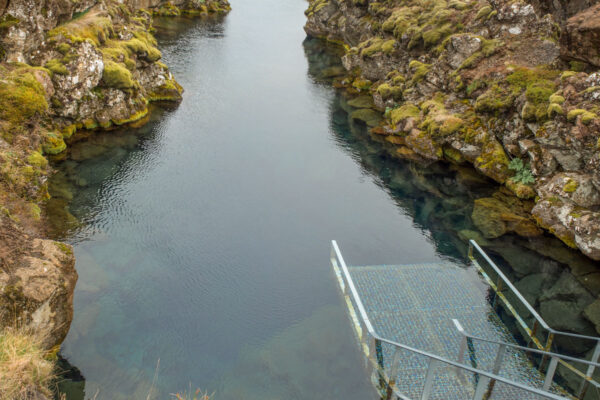 Début du parcours de snorkeling