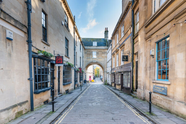 Ruelle dans le centre historique de Bath