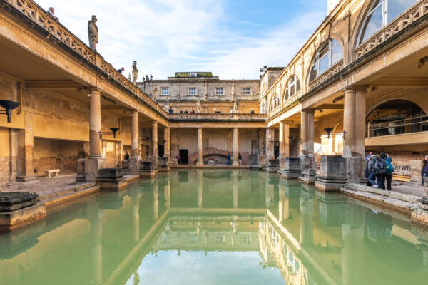 Thermes romain de Bath en Angleterre