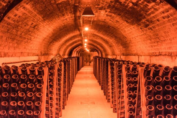 Caves de la maison Moët & Chandon à Epernay