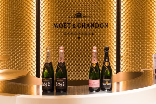 Dégustation de champagne Moët et Chandon