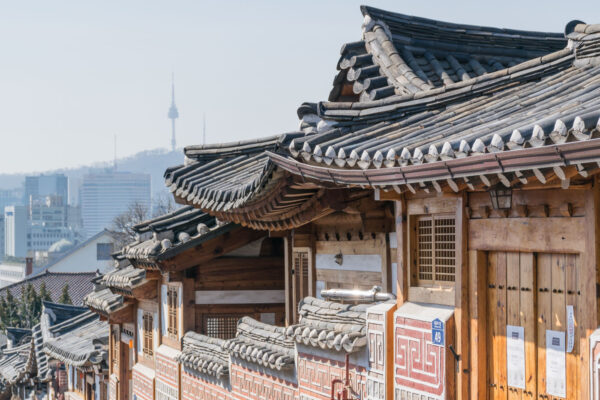 Hanok dans le quartier de Bukchon