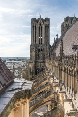 Toit de la cathédrale de Reims