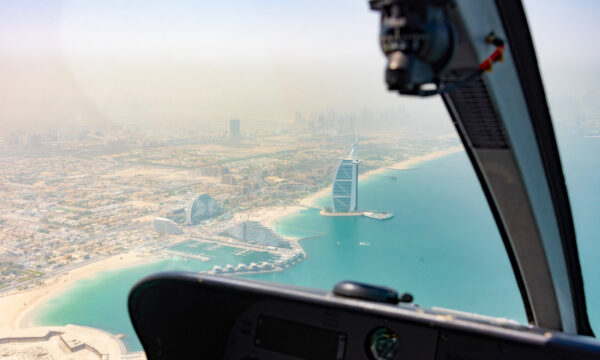 Hélicoptère à Dubaï