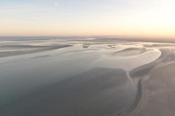 Balade à pied dans la baie du Mont Saint-Michel