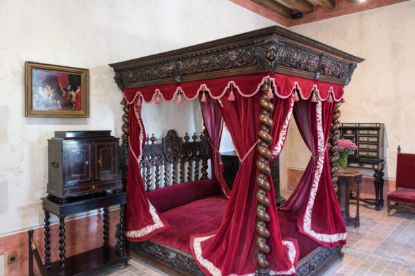 Chambre de Léonard de Vinci au Clos Lucé