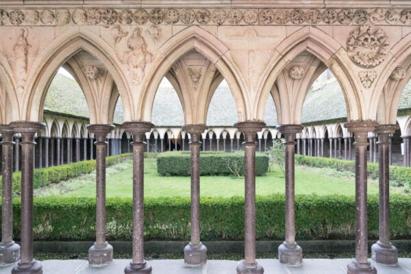 Cloître de l'abbaye du Mont Saint-Michel