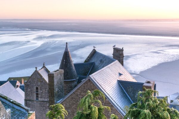 Sur les hauteurs du Mont Saint-Michel