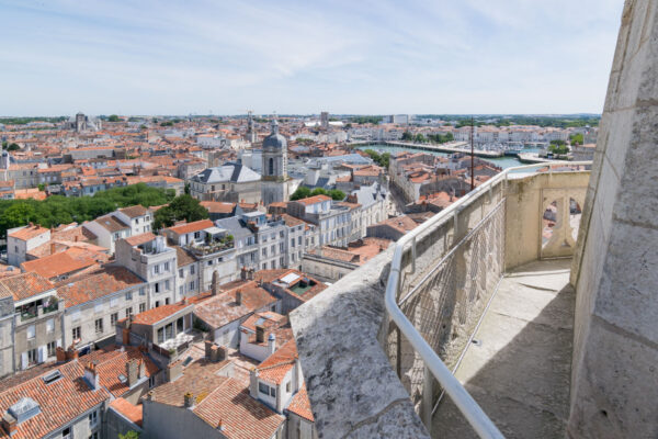 Vue depuis les tours de La Rochelle