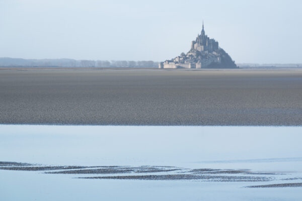 Vue sur le Mont Saint-Michel et sa baie