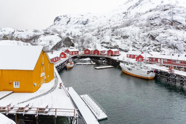 Port du village du Nusfjord