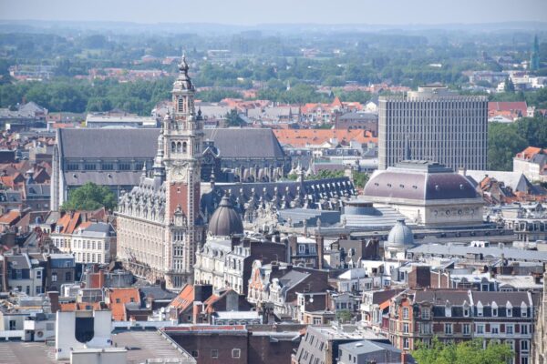 Vue depuis le beffroi de la mairie de Lille