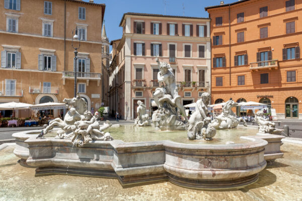 Fontaine sur la piazza Navona