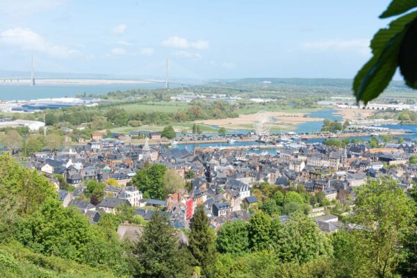 Panorama sur Honfleur depuis le Mont Joli