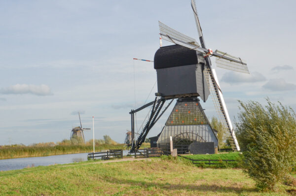 Visite du moulin Blokweer à Kinderdijk