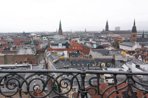Vue sur Copenhague depuis la tour ronde