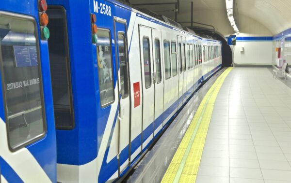 Métro de la ville de Madrid en Espagne