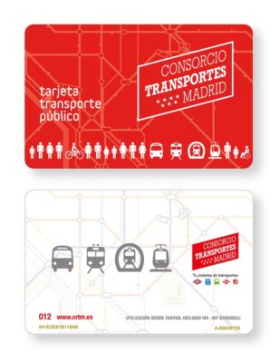 Tarjeta multi, carte de transport de Madrid