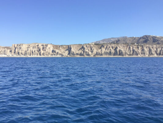 Tour en jet ski au niveau de la côte sud de Santorin