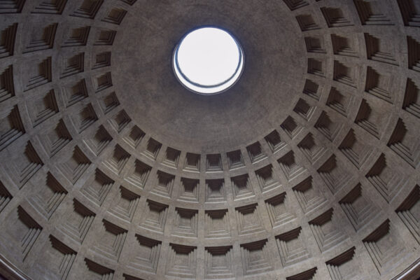 Coupole du Panthéon de Rome en Italie