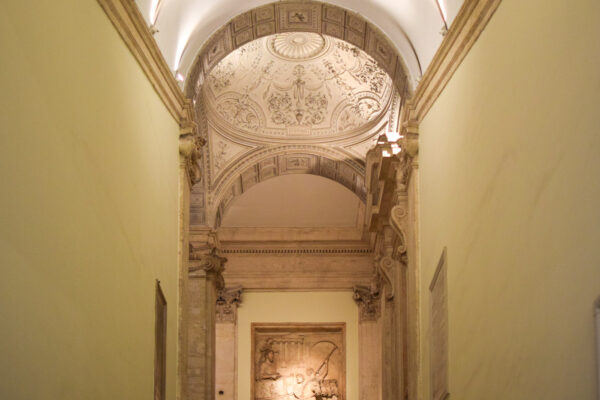 Salle d'un palais du musée du Capitole à Rome