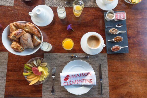 Petit déjeuner à la Maison Clémentine en Martinique