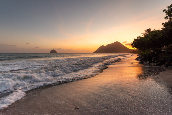 Plage du Diamant en Martinique