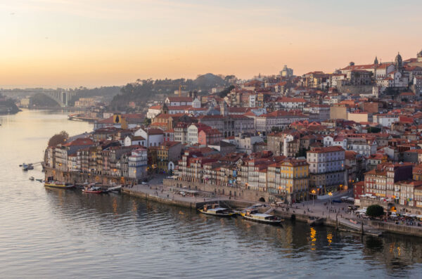 Coucher de soleil à Porto