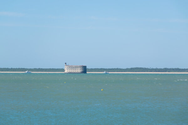 Vue sur le fort Boyard depuis l'île