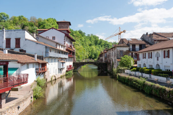 Saint-Jean-Pied-de-Port dans les Pyrénées-Atlantique