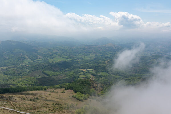 Vue depuis le sommet de la Rhune