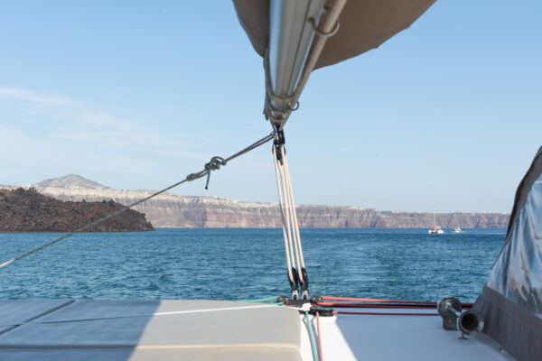 Sortie en mer à Santorin