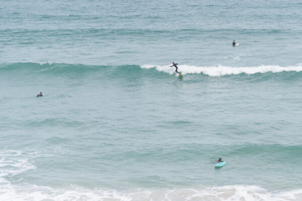 Surfeur à Biarritz