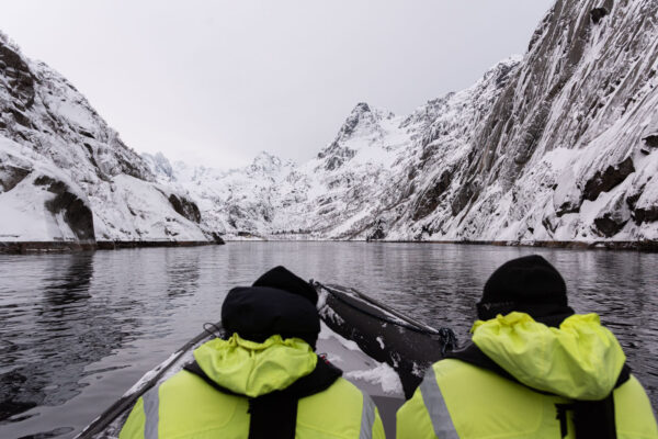 Excursion au Trollfjord en bateau semi-rigide