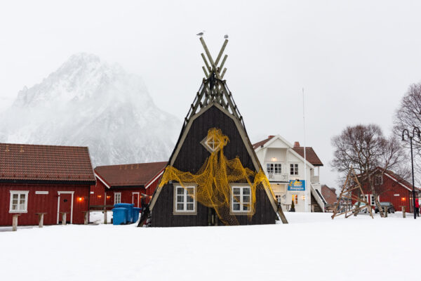 Île Lamholmen à Svolvær