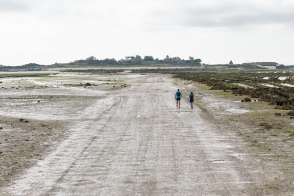 Traversée vers Tatihou à pied